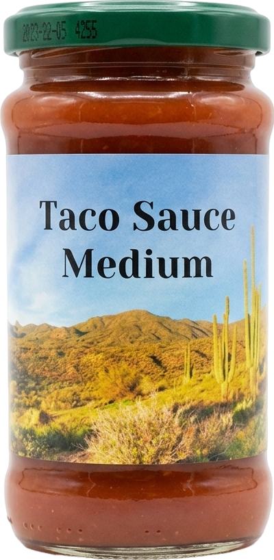 Sauce taco tomate-oignon-poivron medium hot - 230g