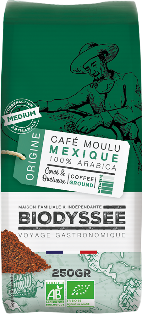 Café moulu Origine Mexique 100% arabica - 250g
