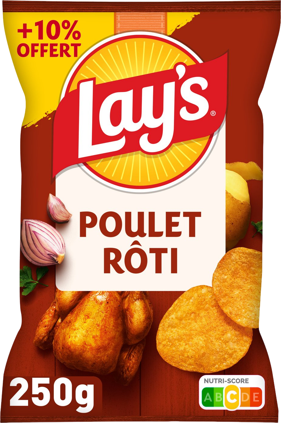 Chips au poulet rôti - 275g