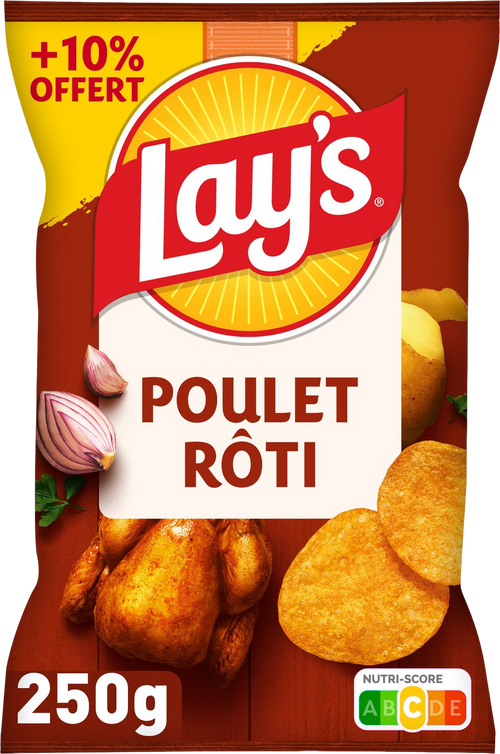 Chips au poulet rôti - 275g