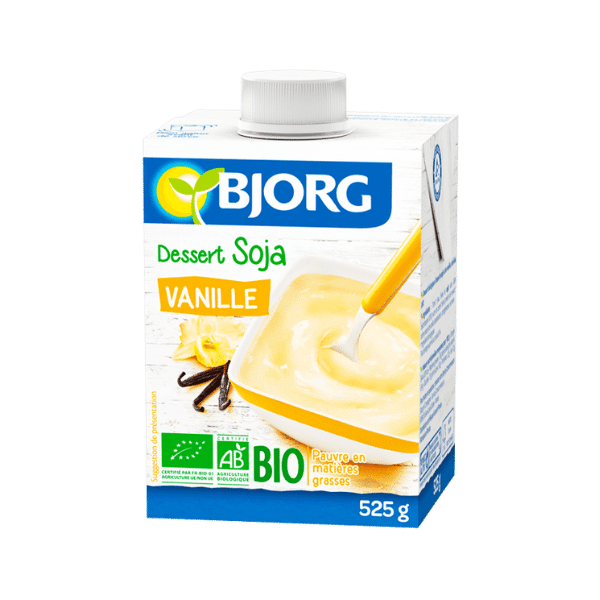 Dessert soja vanille bio - 525g - Bjorg