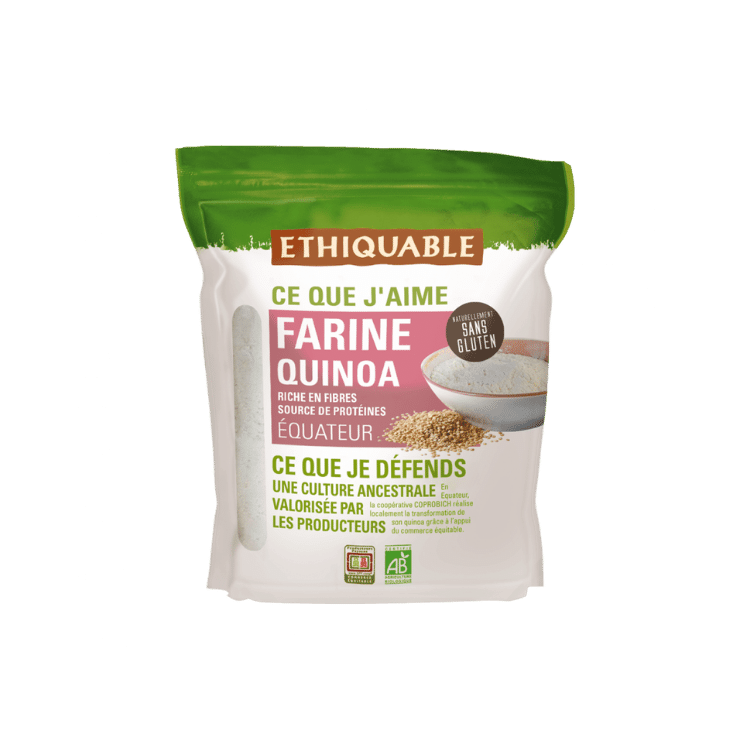 Farine de quinoa bio - 400g - Ethiquable