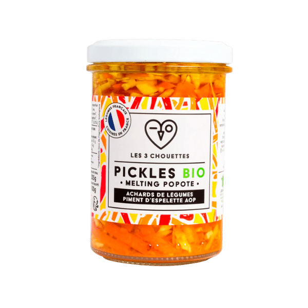 Pickles Melting Popote bio - 205g - Les 3 Chouettes