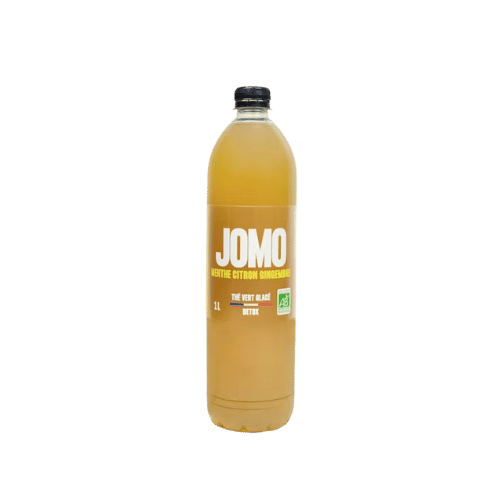 Thé vert glacé menthe citron et gingembre bio - 1L - Jomo
