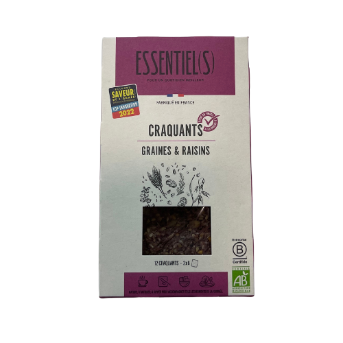 Toast graines & raisins bio - 204g - SuperNature