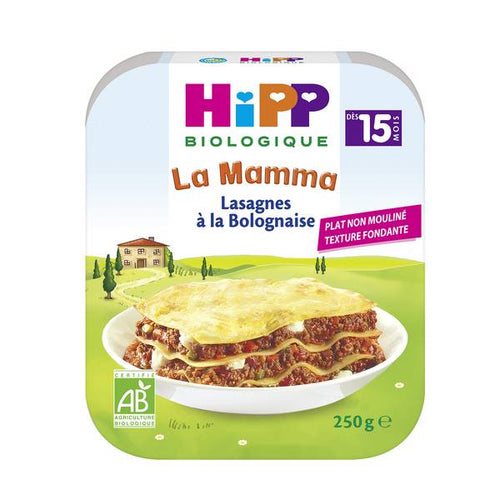 Lasagnes à la bolognaise - 250gr - HIPP - Antigaspi 