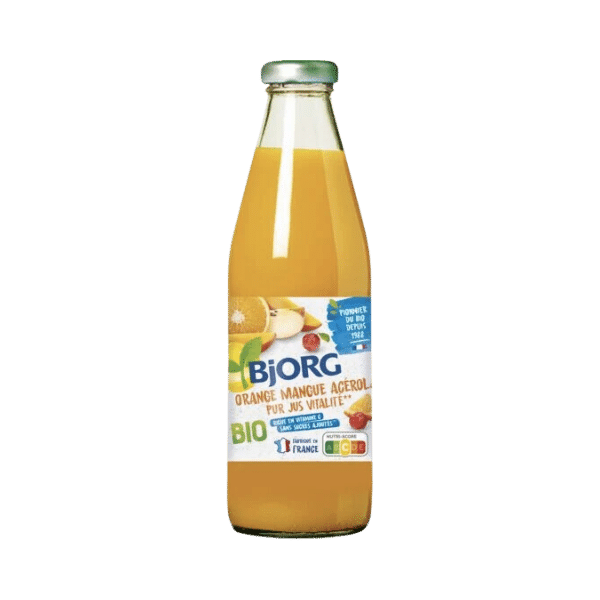 Jus d'orange et mangue Vitalité bio - 75cl - Bjorg