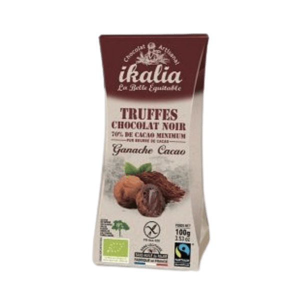 Truffes au cacao fondant bio - 100g - Ikalia