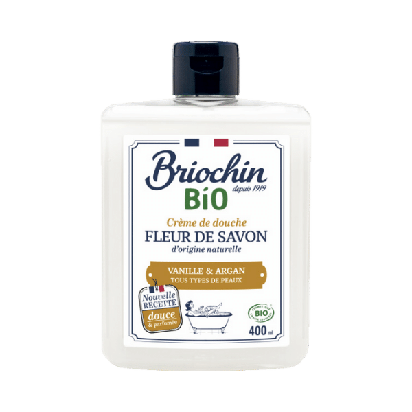Crème de douche Vanille et Argan bio - 400ml - Briochin