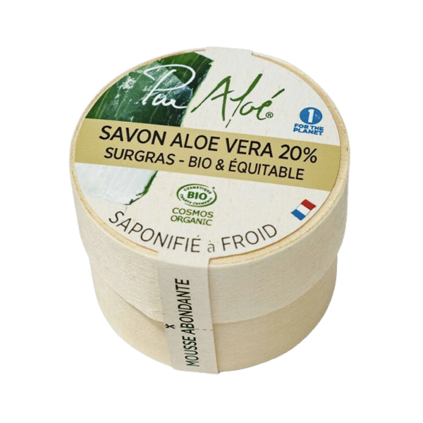 Savon surgras Aloe Vera 20% bio - 90g - Pur Aloe